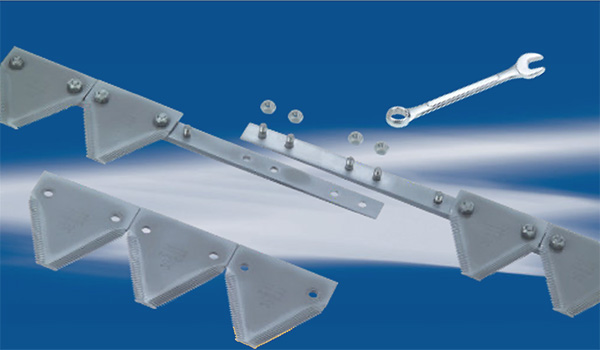 sistemi modulari brevettati per lame con sezioni